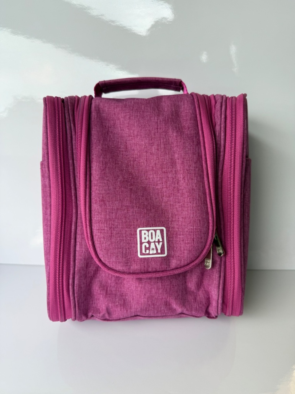 BOACAY Hanging Toiletry Travel Bag Organizer Pink NEW